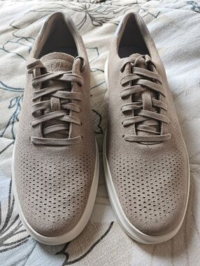 Men's 11 Cole Haan Suede Sneakers in Taupe